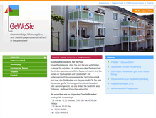 Tablet Screenshot of gewosie-bvg.de